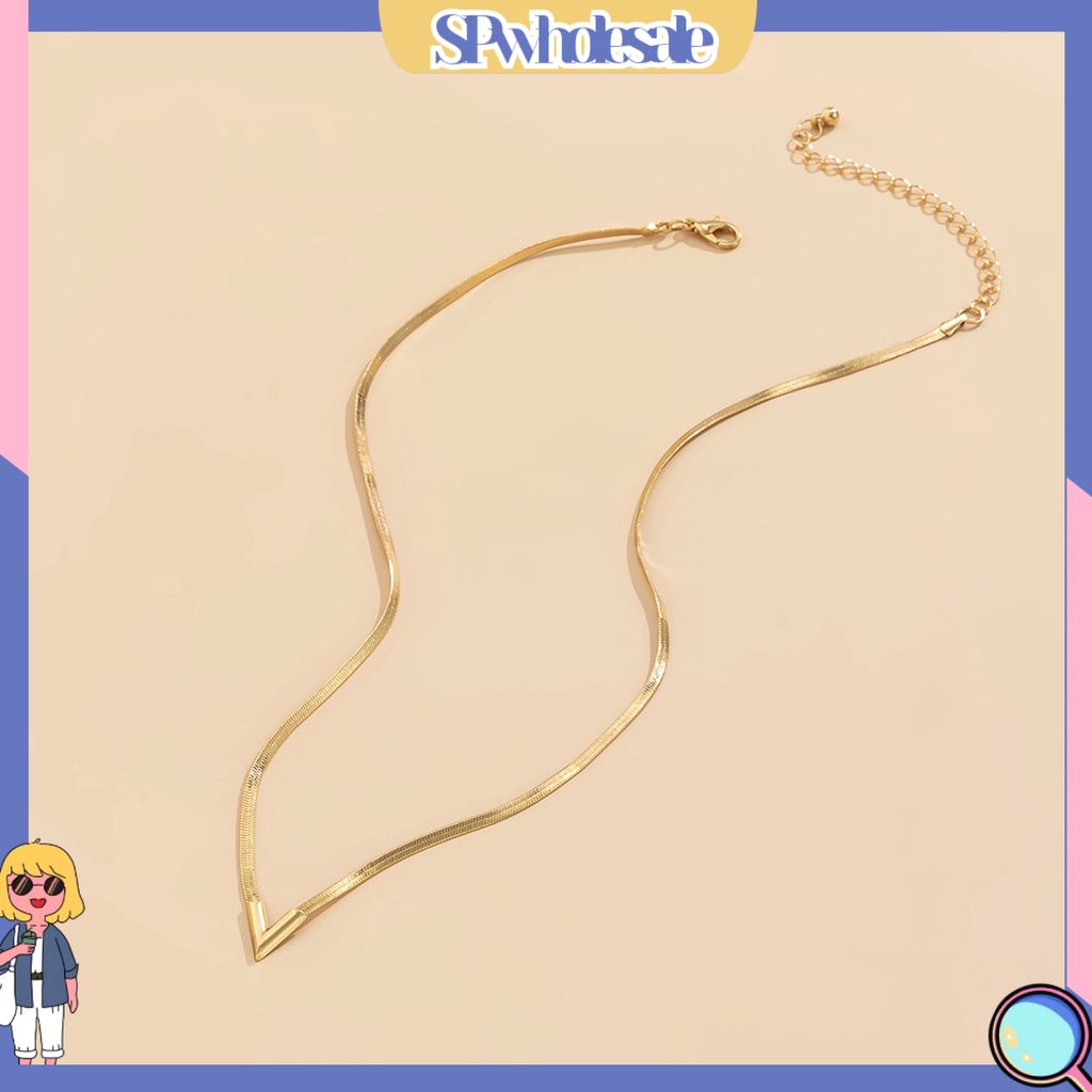 {SPwholesale} Vòng cổ Mạ Điện Dáng Ngắn Đơn Giản Hợp Thời Trang Cho Nam