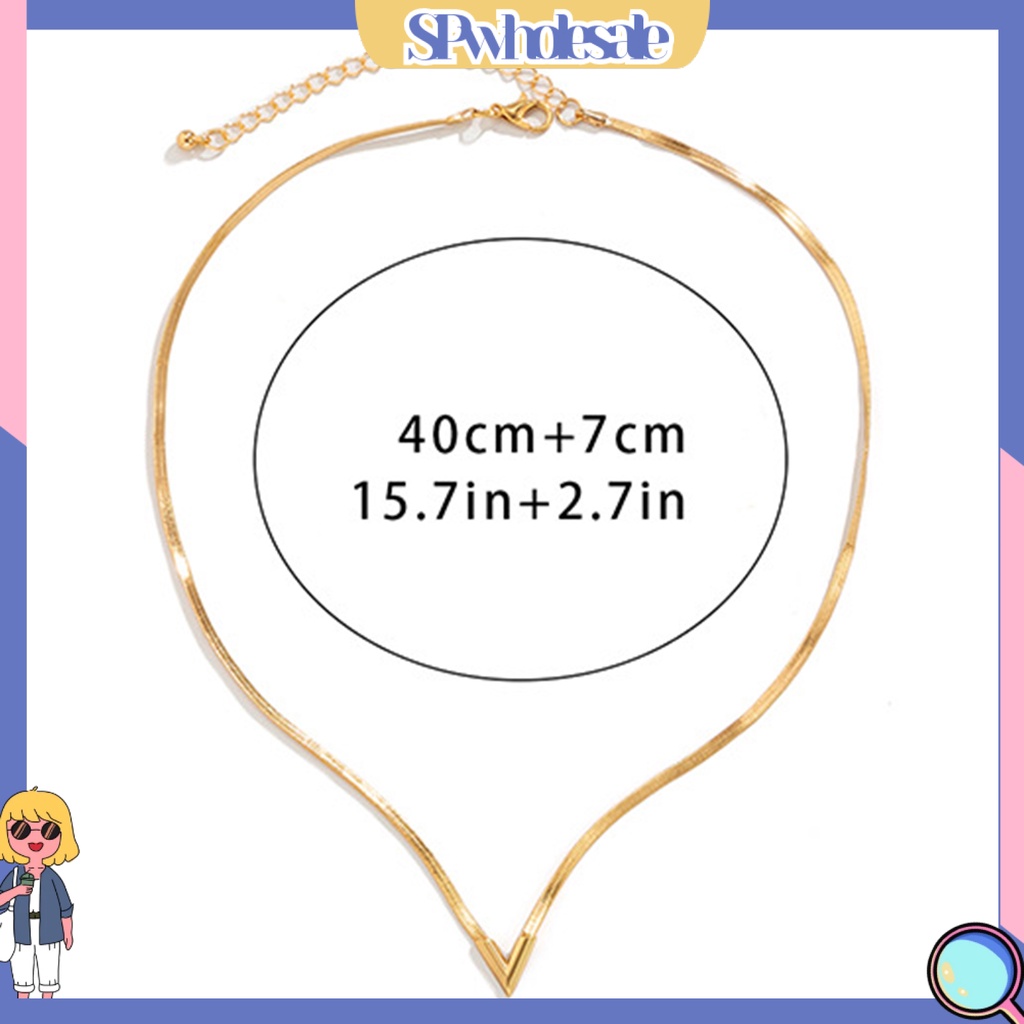 {SPwholesale} Vòng cổ Mạ Điện Dáng Ngắn Đơn Giản Hợp Thời Trang Cho Nam