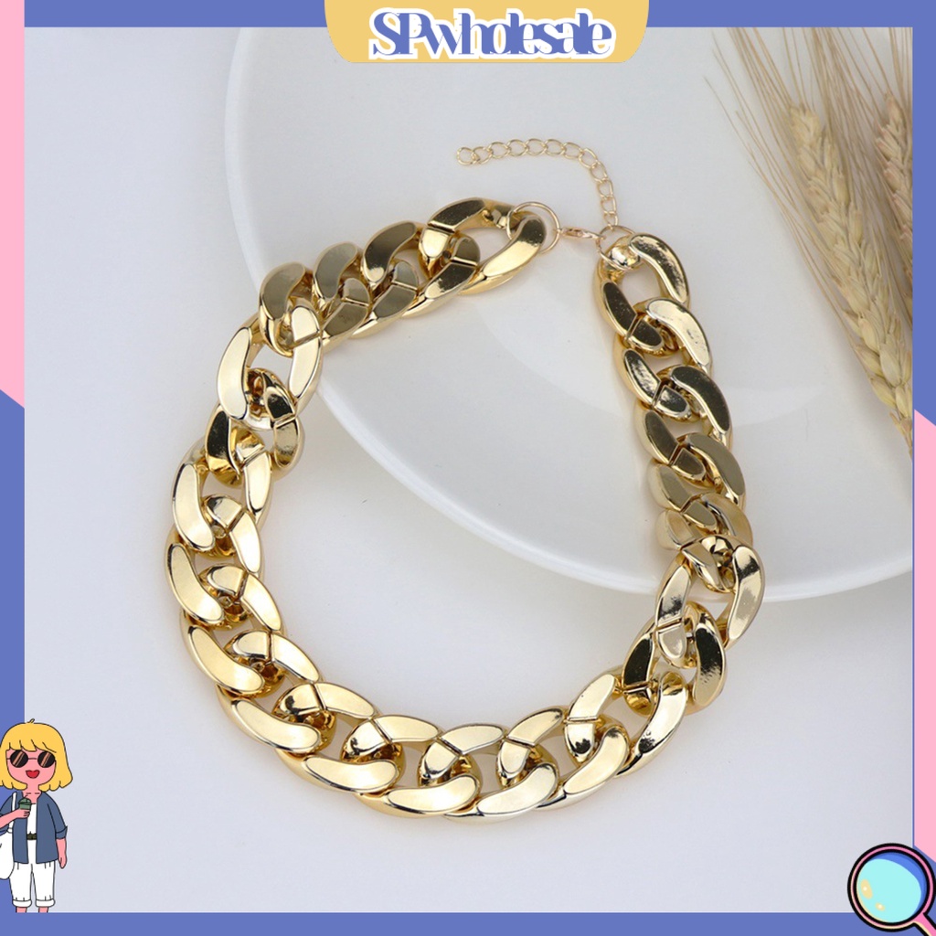 {SPwholesale} Vòng Cổ Choker Bằng Hợp Kim Phong Cách Hip Hop Thời Trang Cho Nữ