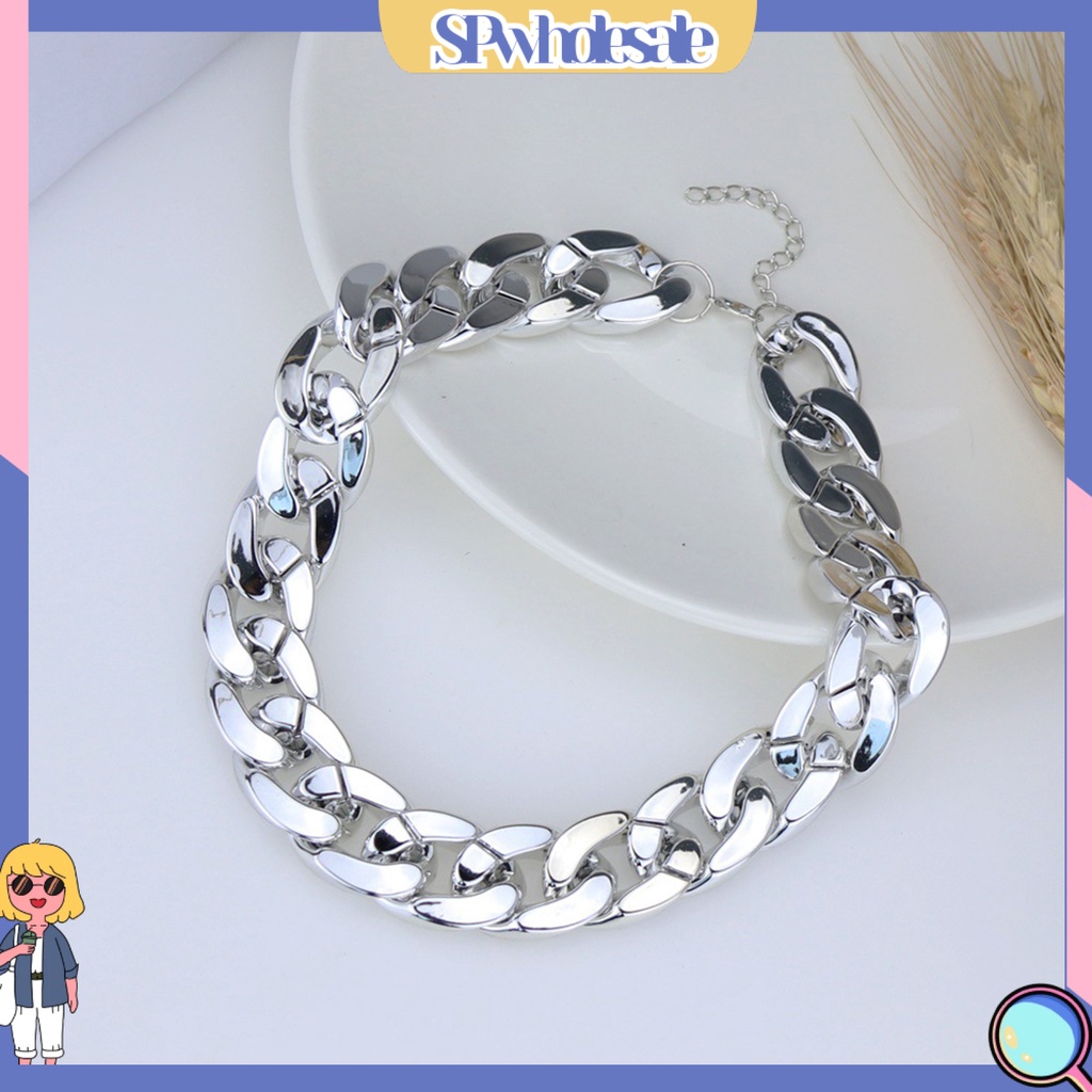 {SPwholesale} Vòng Cổ Choker Bằng Hợp Kim Phong Cách Hip Hop Thời Trang Cho Nữ