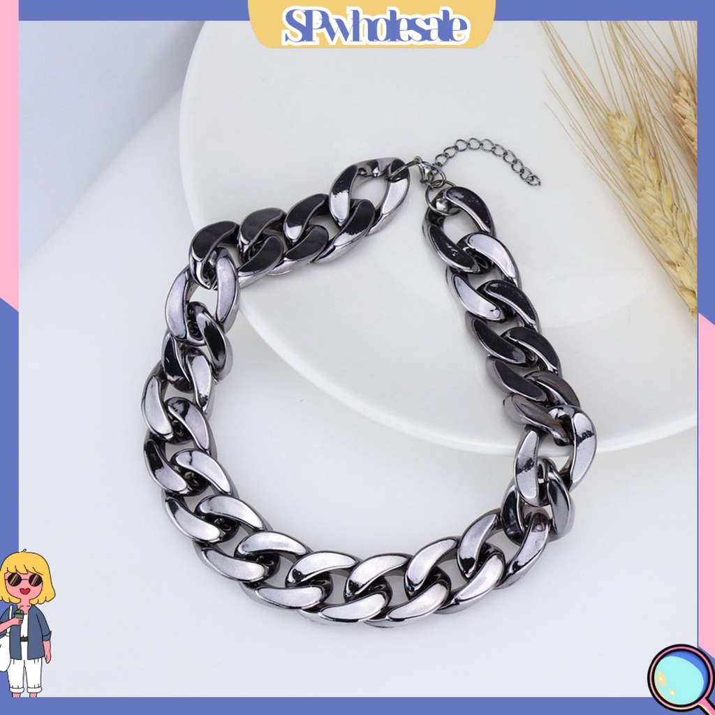 {SPwholesale} Vòng Cổ Choker Bằng Hợp Kim Phong Cách Hip Hop Thời Trang Cho Nữ