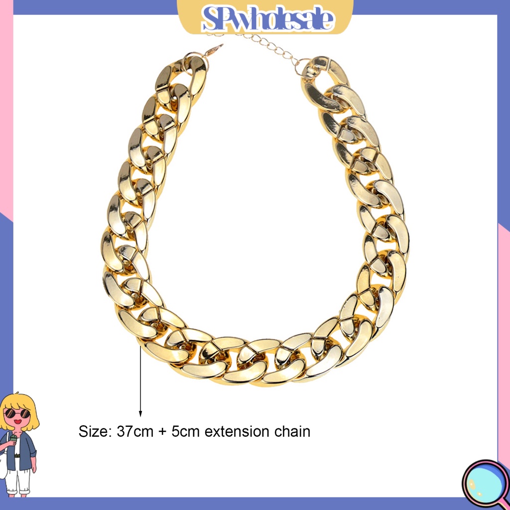 {SPwholesale} Vòng Cổ Choker Bằng Hợp Kim Phong Cách Hip Hop Thời Trang Cho Nữ