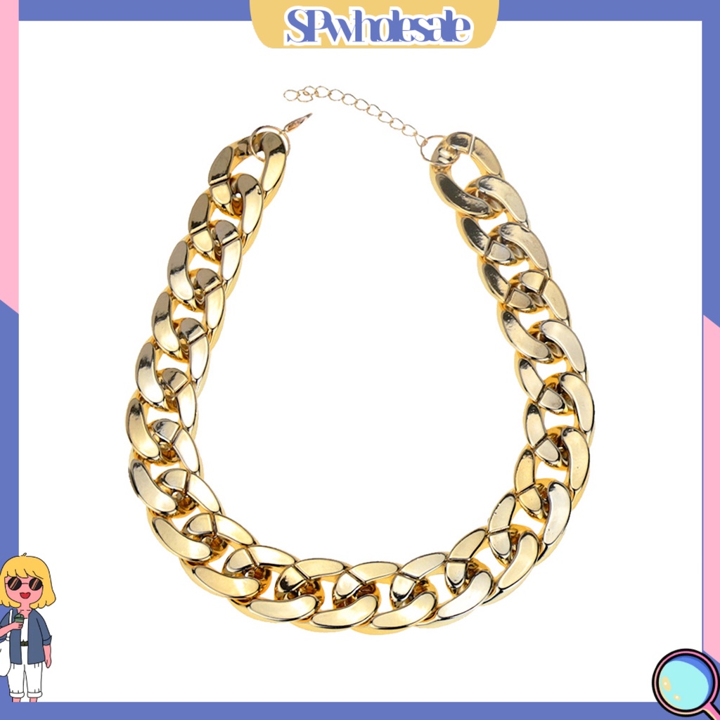 {SPwholesale} Vòng Cổ Choker Bằng Hợp Kim Phong Cách Hip Hop Thời Trang Cho Nữ