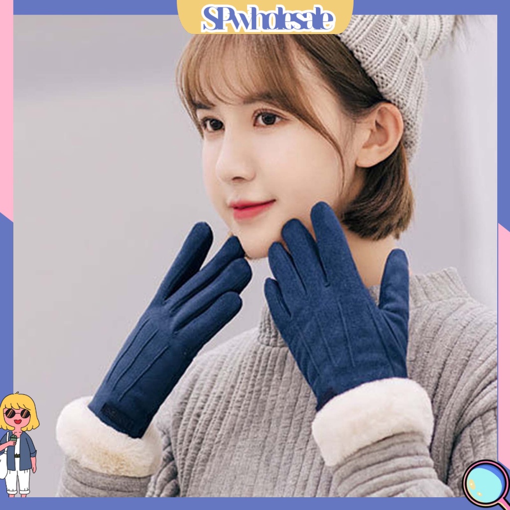 {SPwholesale} Găng tay chống lạnh đa năng trọng lượng nhẹ cho nữ