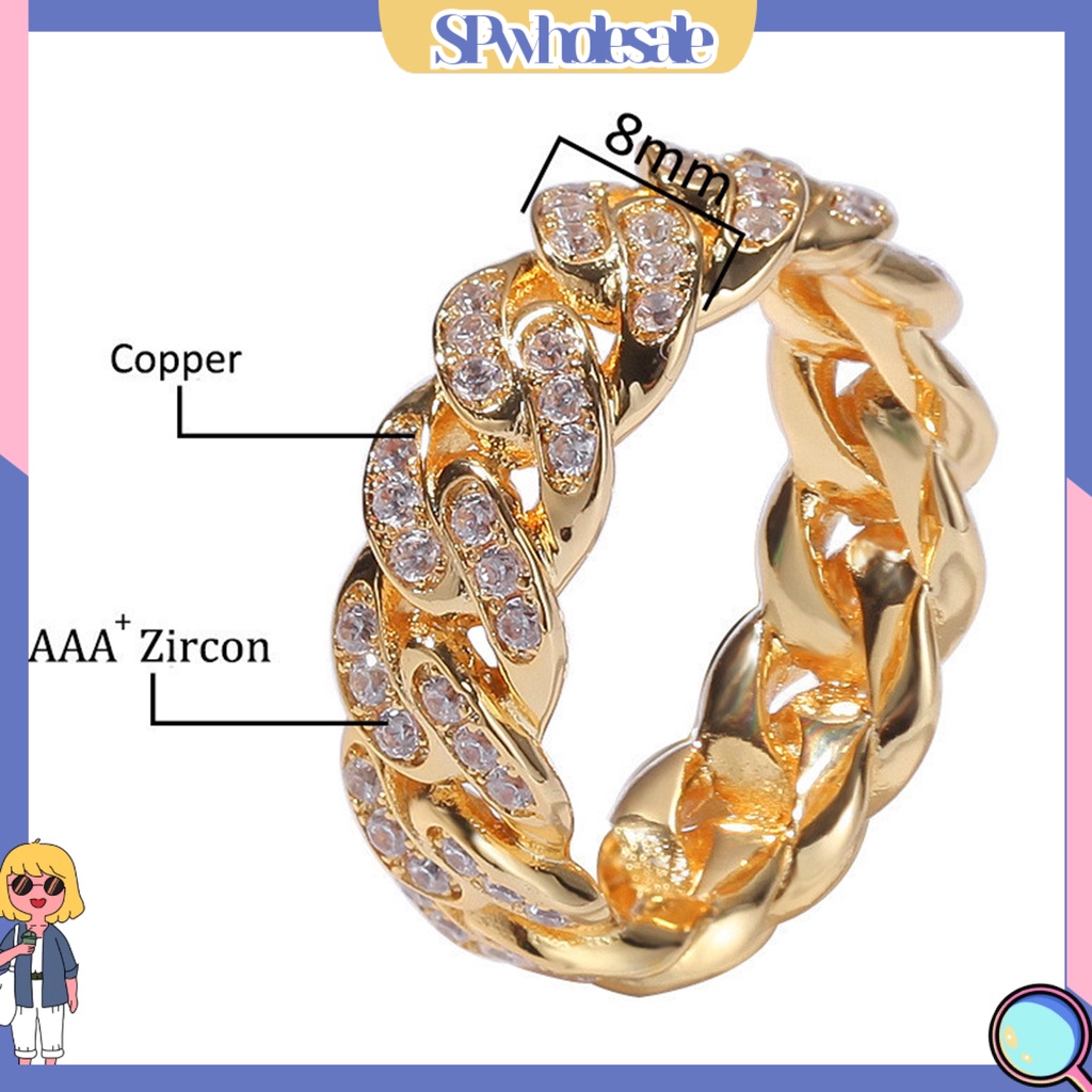 [SPwholesale] Nhẫn Dạng Xoắn Nhiều Màu Thời Trang Thanh Lịch