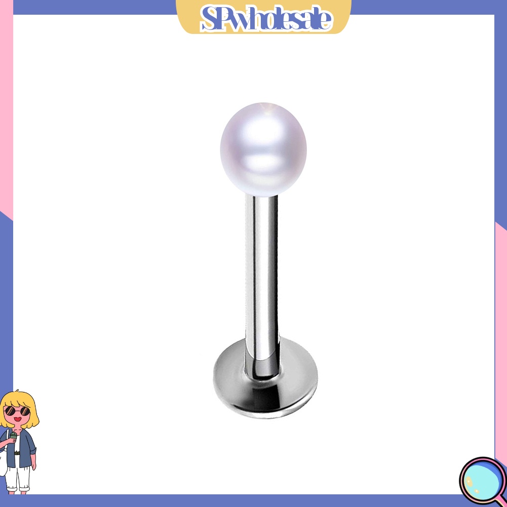 {SPwholesale} Khuyên Xỏ Cơ Thể Đính Ngọc Trai Cá Tính