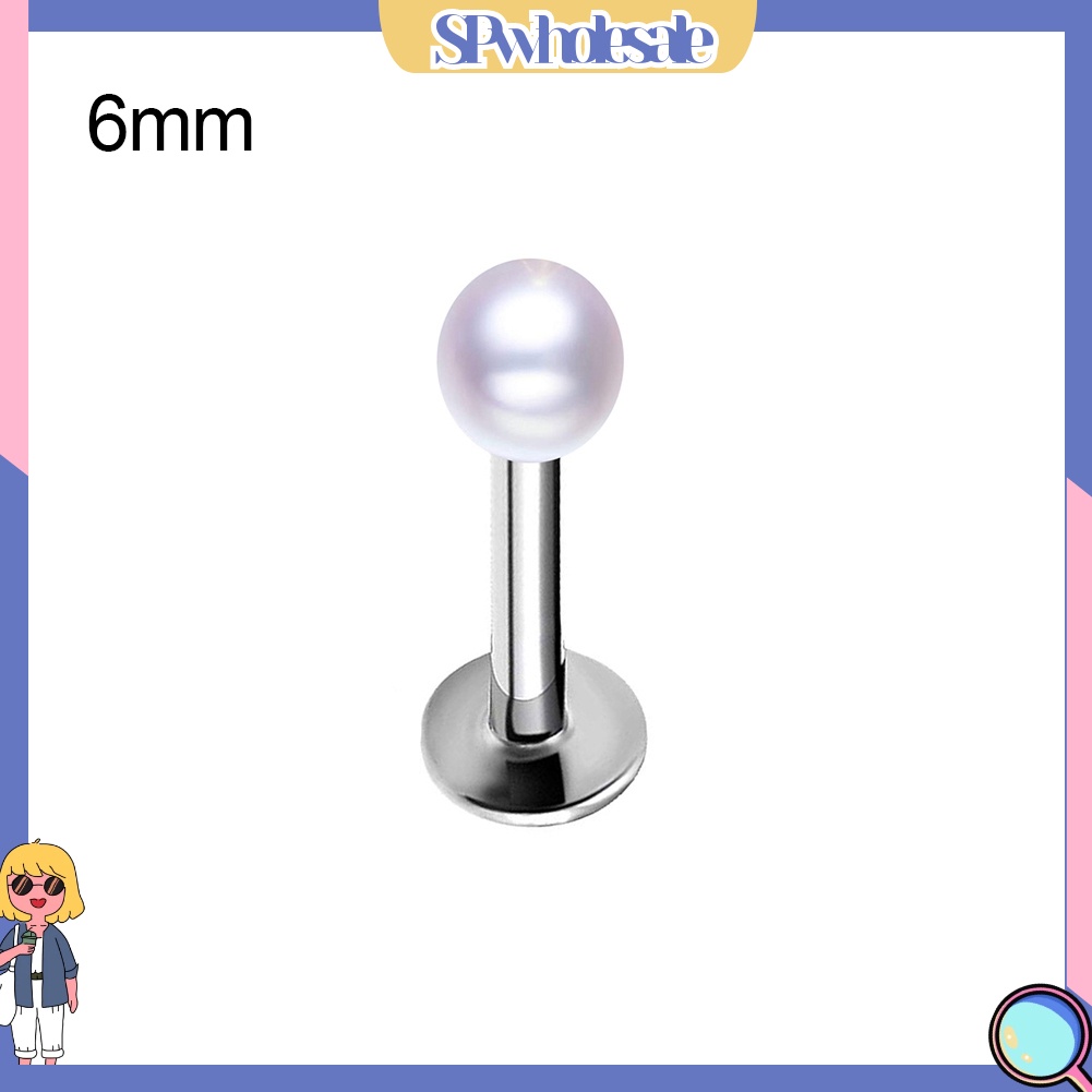 {SPwholesale} Khuyên Xỏ Cơ Thể Đính Ngọc Trai Cá Tính