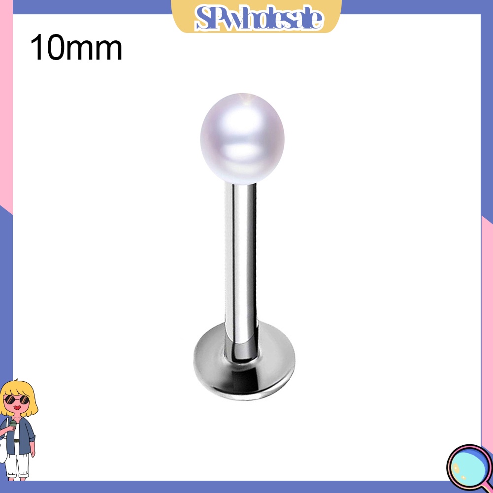 {SPwholesale} Khuyên Xỏ Cơ Thể Đính Ngọc Trai Cá Tính