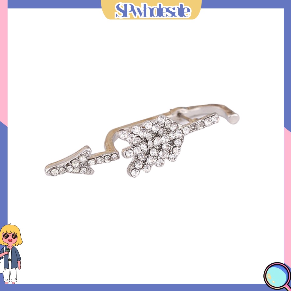 {SPwholesale} Khuyên Vành Tai Hình Mũi Tên Đính Đá Cá Tính