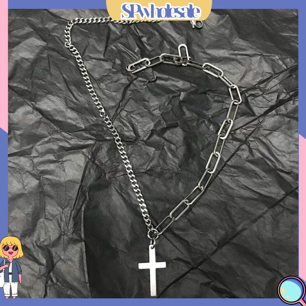 {SPwholesale} Set 1 / 3 Dây Chuyền Mặt Chữ Thập Unisex