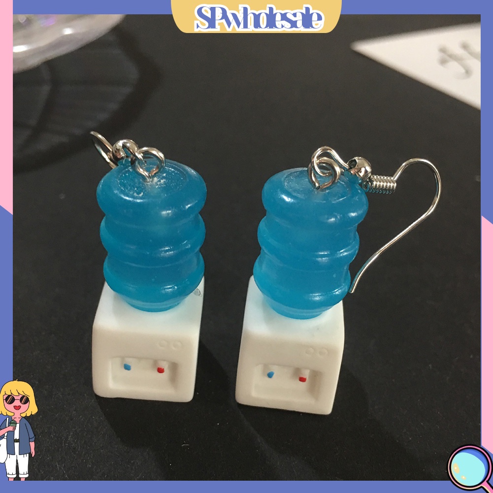 {SPwholesale} Hoa Tai Dáng Dài Hình Bồn Cầu Dễ Thương Cho Nữ