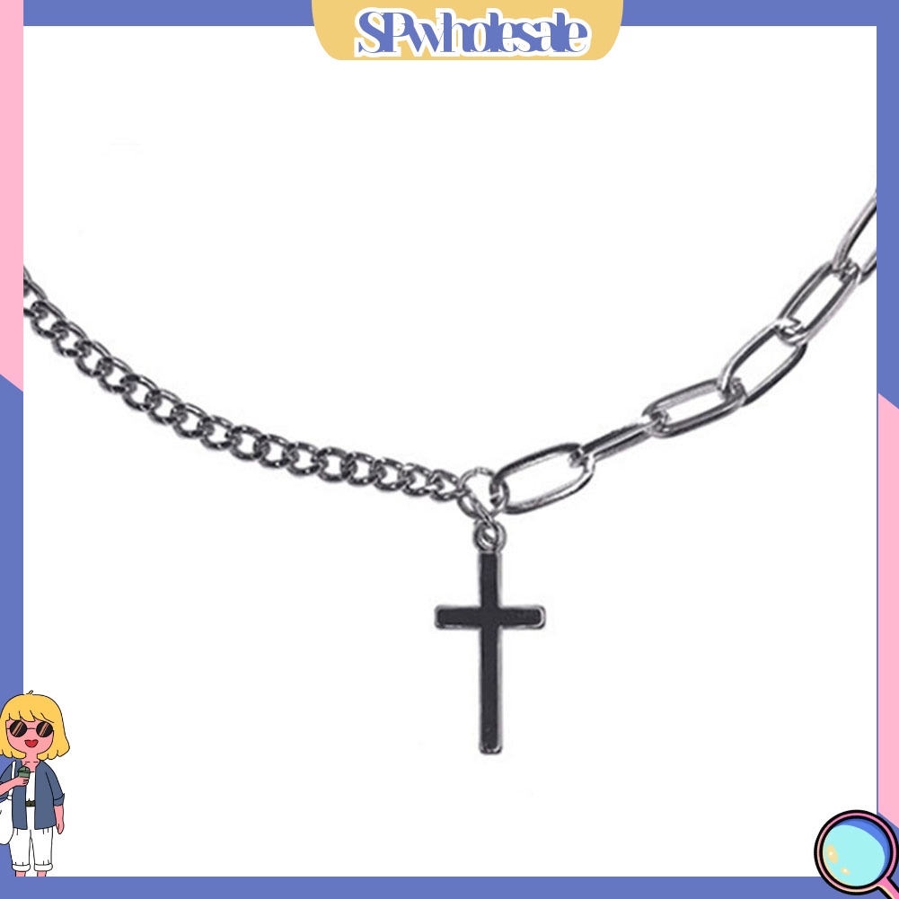 {SPwholesale} Set 1 / 3 Dây Chuyền Mặt Chữ Thập Unisex