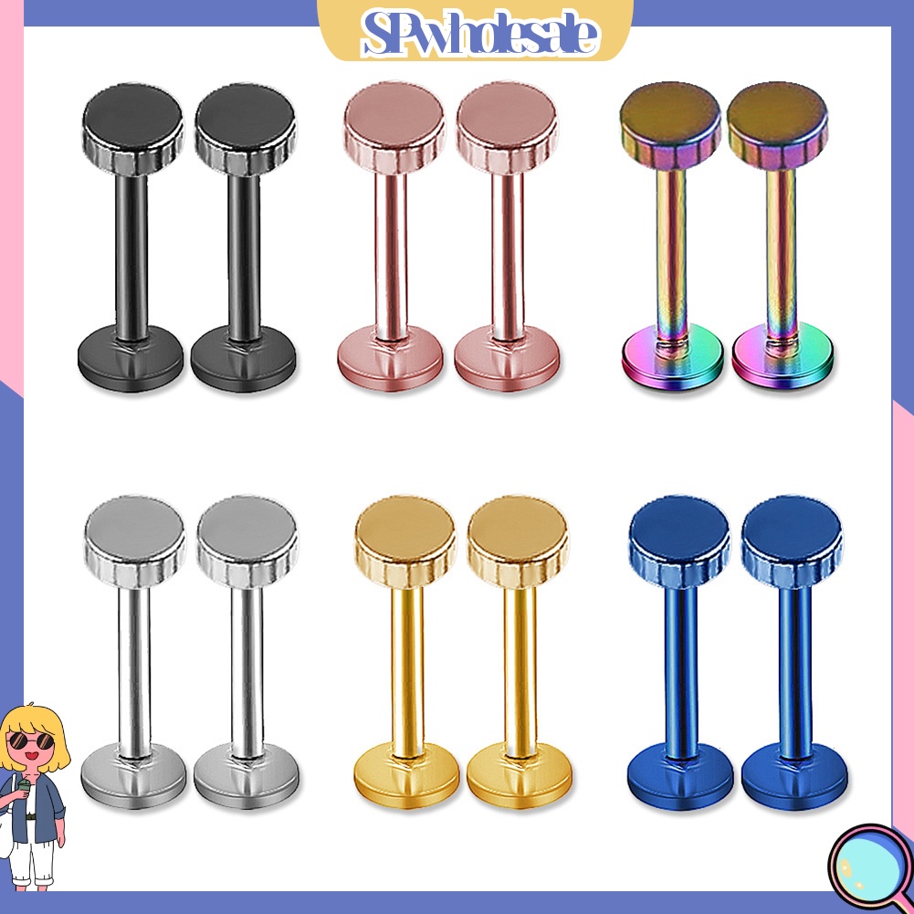 {SPwholesale} Khuyên trang trí cơ thể hình tròn phong cách thời trang unisex