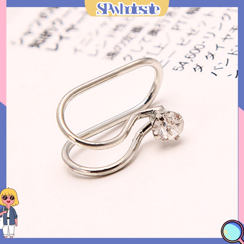 {SPwholesale} Khuyên Kẹp Vành Tai Hình Ngôi Sao Tinh Tế Thời Trang