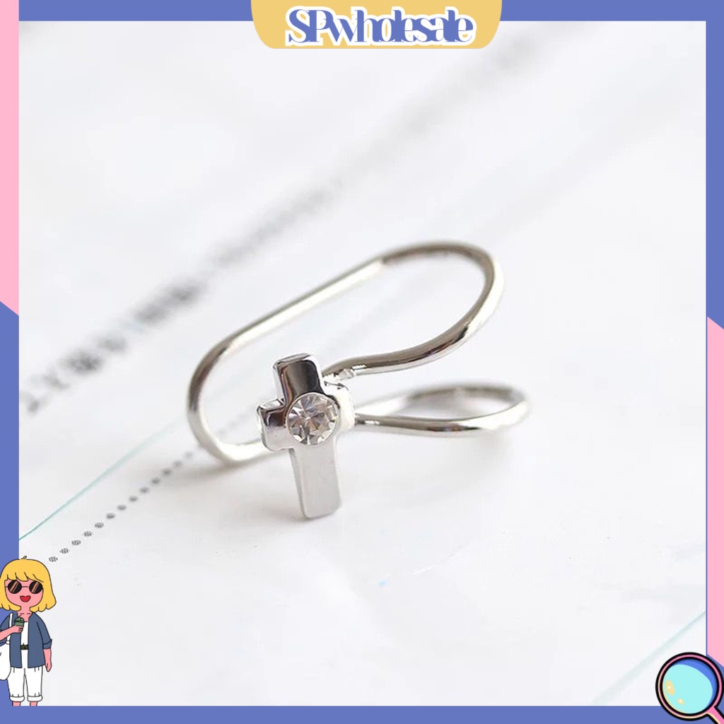 {SPwholesale} Khuyên Kẹp Vành Tai Hình Ngôi Sao Tinh Tế Thời Trang