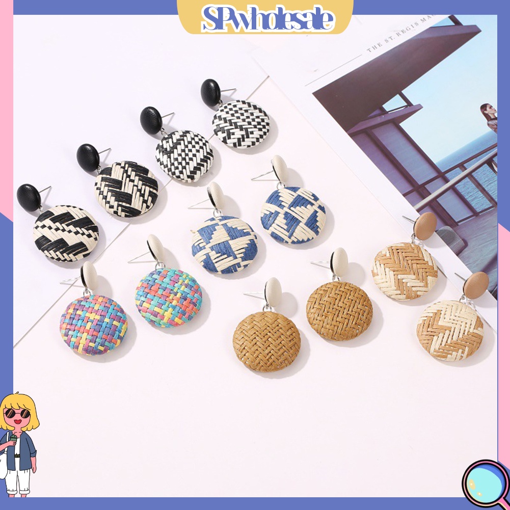 {SPwholesale} Khuyên Tai Nữ Trang Dáng Dài Tạo Hình Độc Đáo