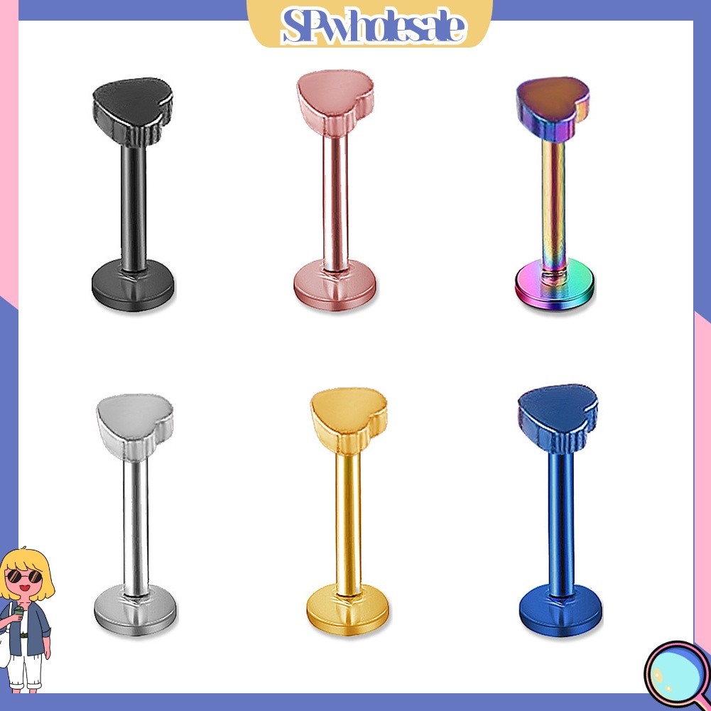 {SPwholesale} Khuyên Đeo Cơ Thể Hình Trái Tim Thời Trang