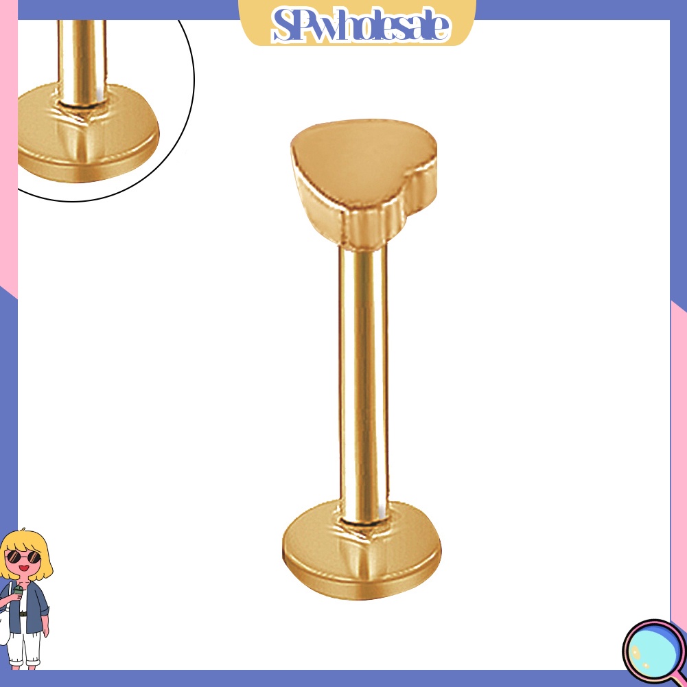 {SPwholesale} Khuyên Đeo Cơ Thể Hình Trái Tim Thời Trang