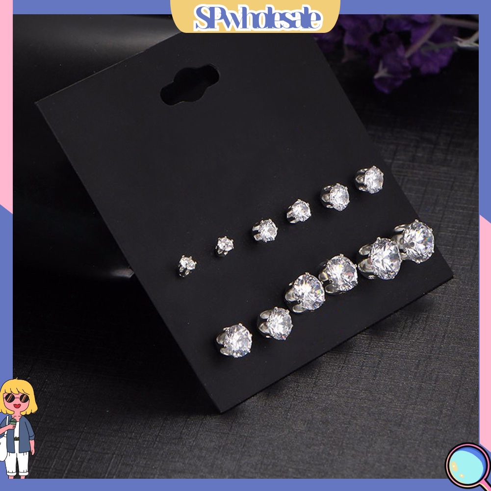 [SPwholesale] Set 6 đôi hoa tai thời trang dành cho nữ