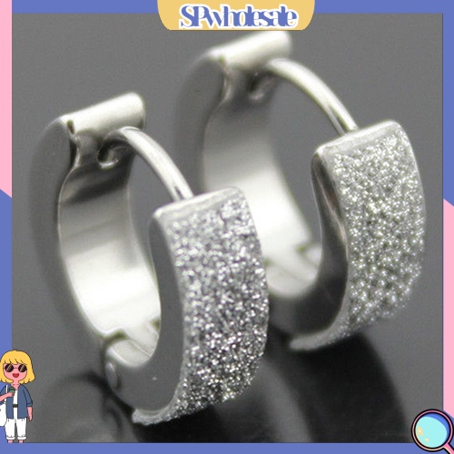 SPwholesale| Bông tai bằng thép không gỉ thời trang phong cách punk gothic cho nam và nữ