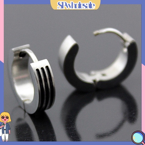 SPwholesale| Bông tai bằng thép không gỉ thời trang phong cách punk gothic cho nam và nữ