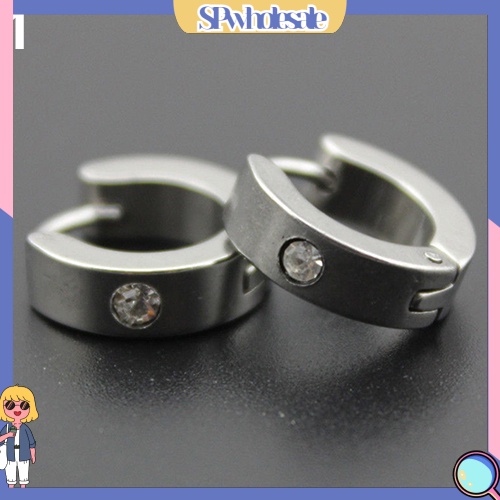 SPwholesale| Bông tai bằng thép không gỉ thời trang phong cách punk gothic cho nam và nữ