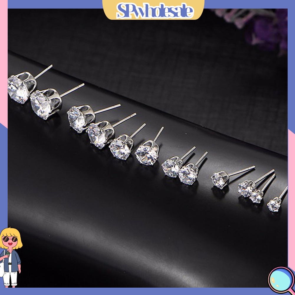 [SPwholesale] Set 6 đôi hoa tai thời trang dành cho nữ