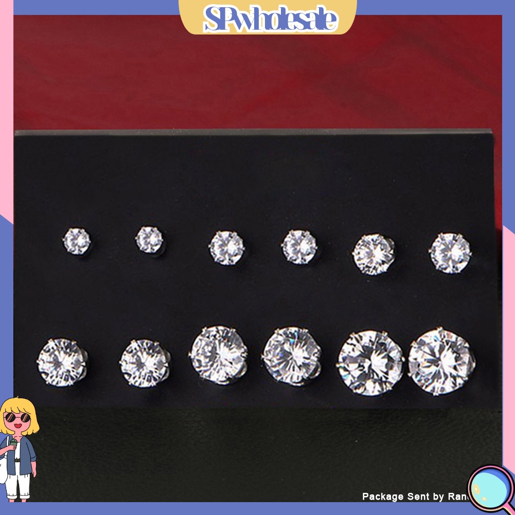 [SPwholesale] Set 6 đôi hoa tai thời trang dành cho nữ