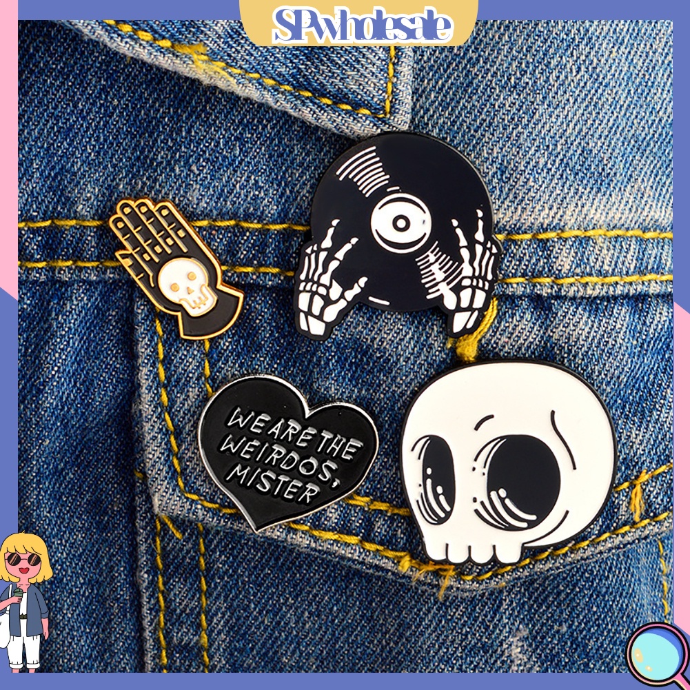 {SPwholesale} Ghim cài áo trang trí kiểu dáng độc đáo phong cách