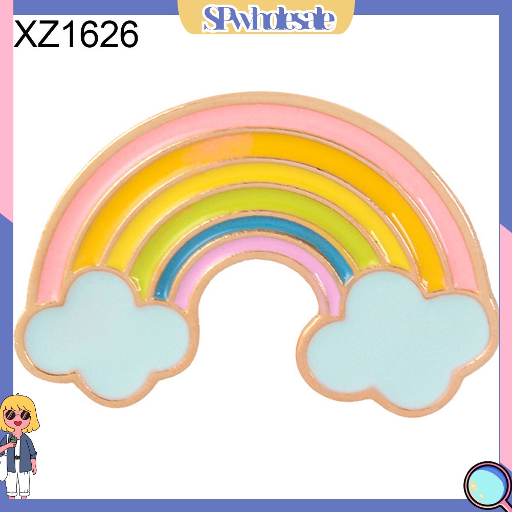 {SPwholesale} Trâm cái áo kiểu dáng hình cầu vồng hoạt hình xinh xắn