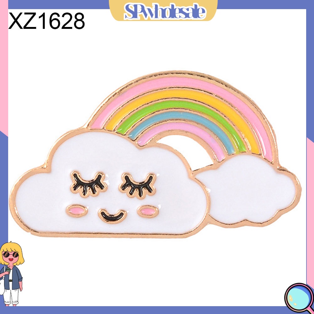 {SPwholesale} Trâm cái áo kiểu dáng hình cầu vồng hoạt hình xinh xắn