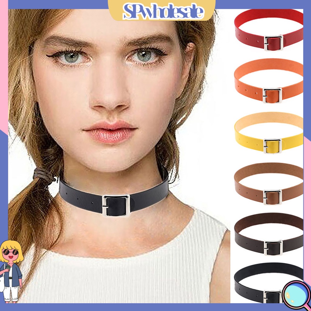 {SPwholesale} Vòng cổ choker giả da phong cách cổ điển cá tính cho nữ