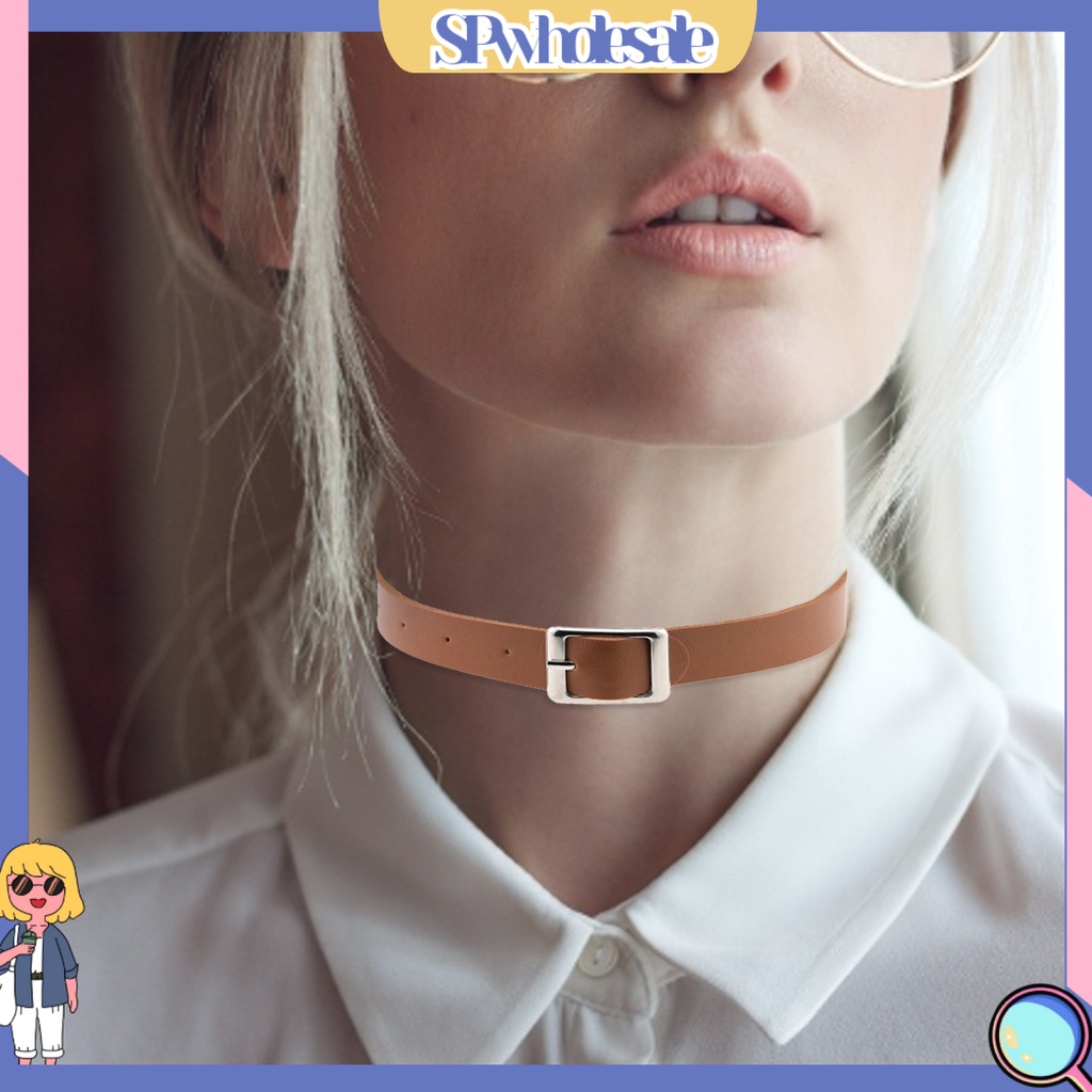 {SPwholesale} Vòng cổ choker giả da phong cách cổ điển cá tính cho nữ