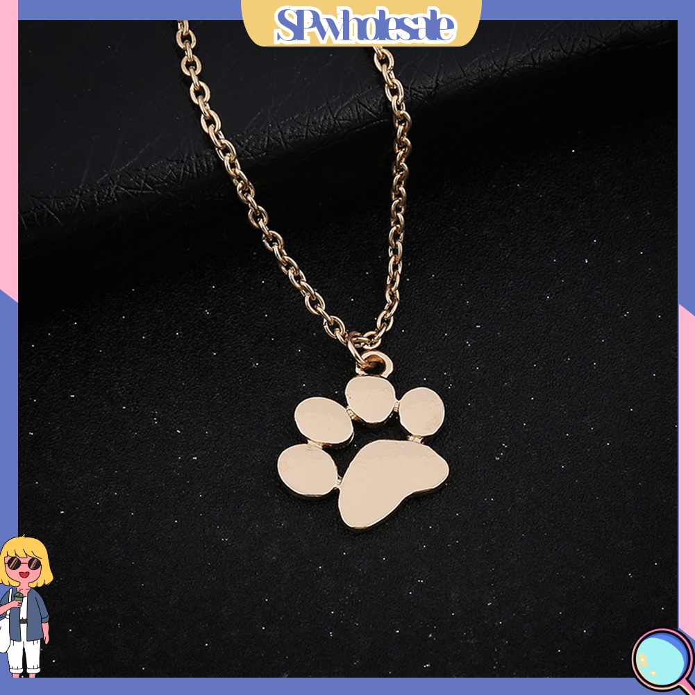 {SPwholesale} Dây chuyền mặt hình dấu chân mèo đáng yêu