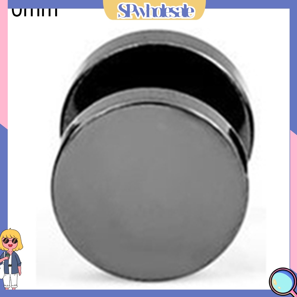 SPwholesale| 1 Khuyên tai bằng thép không gỉ hình quả tạ đường kính 3mm - 14mm