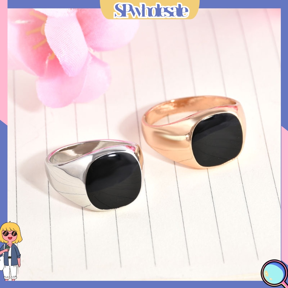 SPwholesale| Nhẫn đeo tay bằng thép không gỉ kiểu dáng thời trang cá tính cho nam