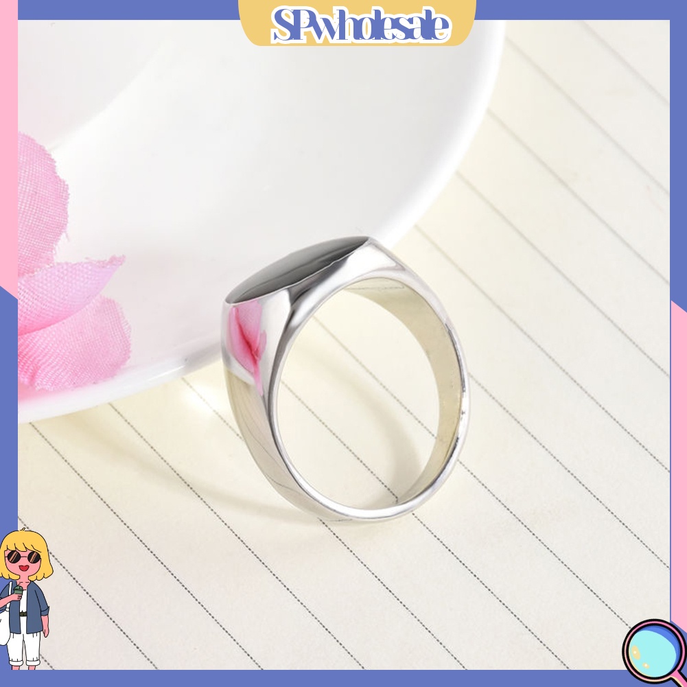 SPwholesale| Nhẫn đeo tay bằng thép không gỉ kiểu dáng thời trang cá tính cho nam