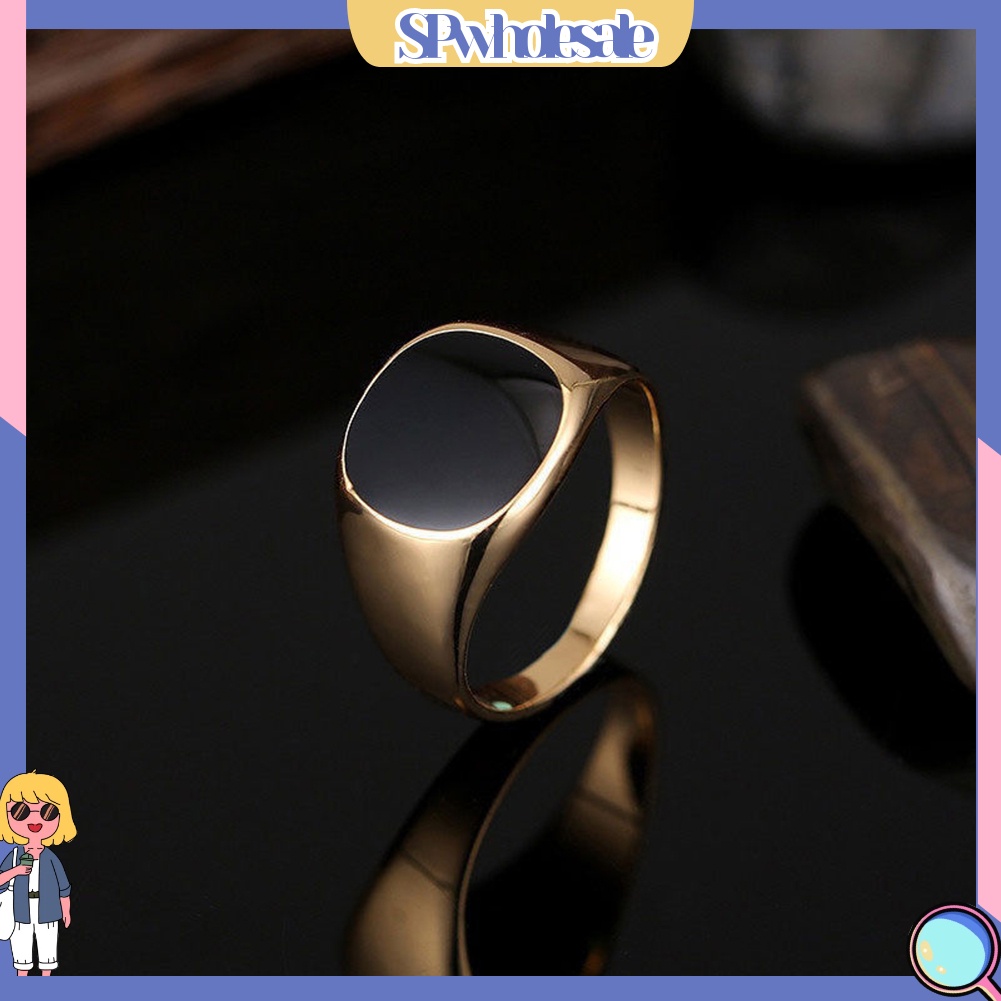 SPwholesale| Nhẫn đeo tay bằng thép không gỉ kiểu dáng thời trang cá tính cho nam