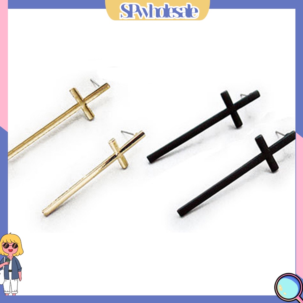 {SPwholesale} Khuyên tai hình thánh giá phong cách cổ điển dành cho cả nam và nữ