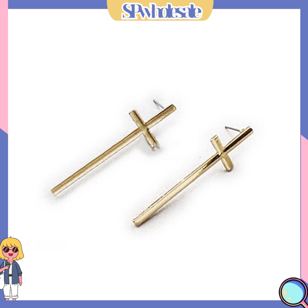 {SPwholesale} Khuyên tai hình thánh giá phong cách cổ điển dành cho cả nam và nữ