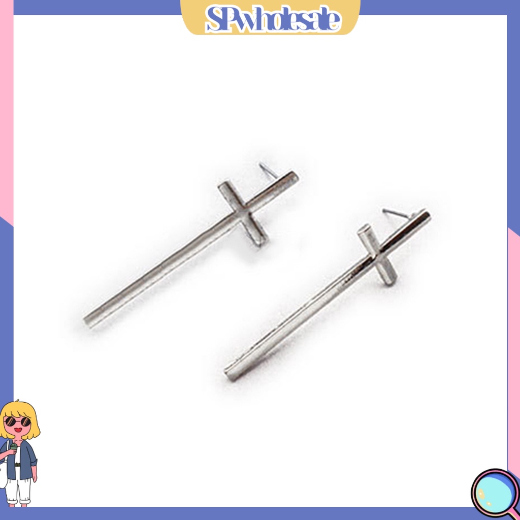 {SPwholesale} Khuyên tai hình thánh giá phong cách cổ điển dành cho cả nam và nữ