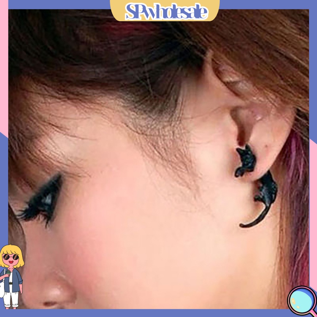 {SPwholesale} Khuyên tai hình con cáo đuôi dài cá tính dành cho cả nam và nữ