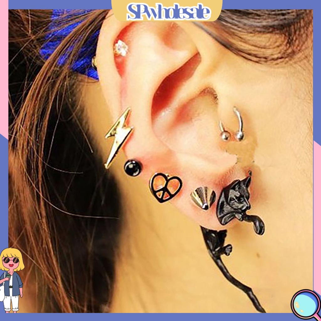 {SPwholesale} Khuyên tai hình con cáo đuôi dài cá tính dành cho cả nam và nữ