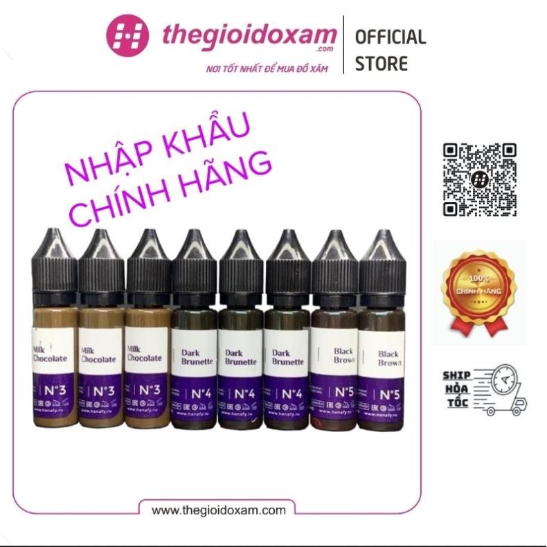 Mực phun xăm Hanafy Chính Hãng đến từ Nga | thegioidoxam !