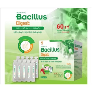 Mem bào tử bacillus digest