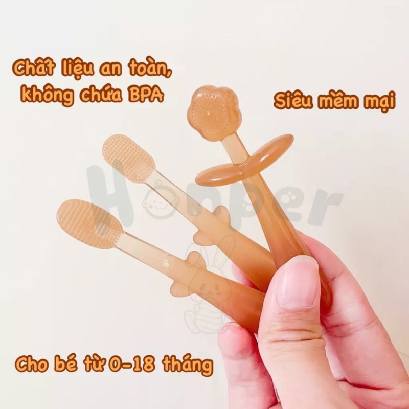 Bộ chăm sóc răng miệng 3in1 Chính hãng Honper cho bé