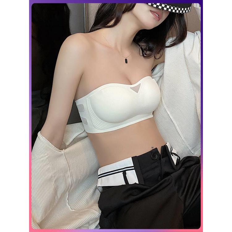 Áo Ngực Không Dây Không Gọng Chống Trượt Chống Liền Mạch Thiết Kế Lưng Đẹp Mắt Thời Trang Mùa Hè Cho Nữ