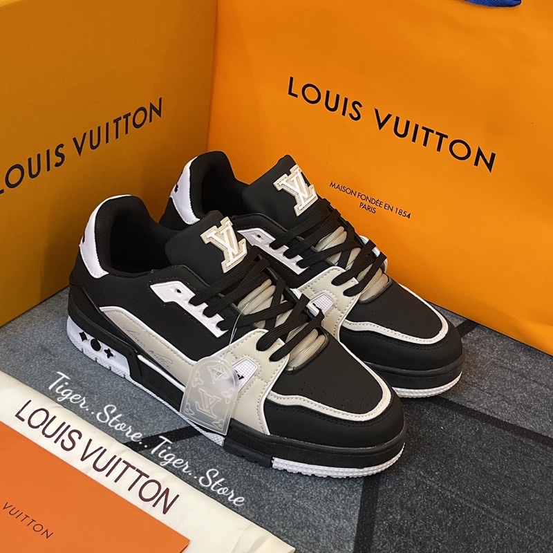 GIÀY LV #54 BLACK WHITE 2023 LAI AU SC