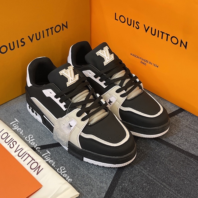 GIÀY LV #54 BLACK WHITE 2023 LAI AU SC