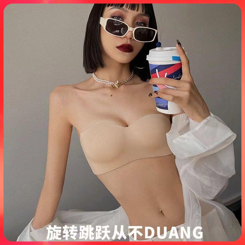 Áo Lót Ống Không Gọng Không Đường May Chống Trượt Thời Trang Mùa Hè Quyến Rũ Cho Nữ